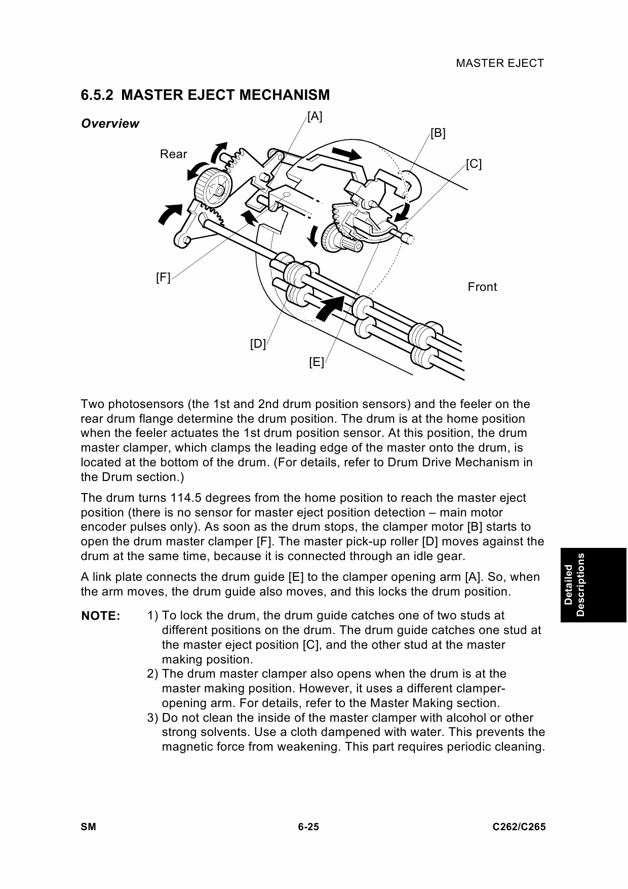 RICOH Aficio HQ-9000 HQ7000 C262 C265 Service Manual-5